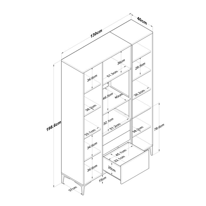 Hanah Home Armario multiusos JE118 - 2964 Blanco Hanah Home Armario multiusos JE118 - 2964 Blanco